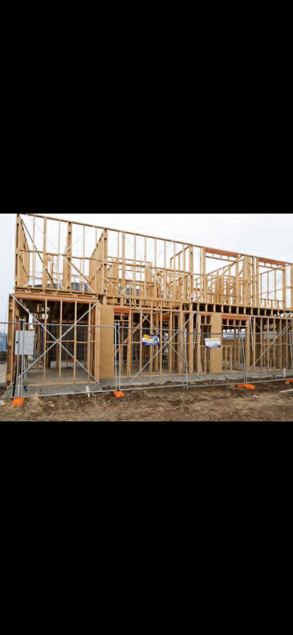 Temporary fencing on a Perth construction site